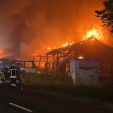 Un important incendie s'est déclaré dans la nuit à Vionnaz. Police cantonale valaisanne